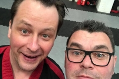 Me and my good buddy Stuart Collier